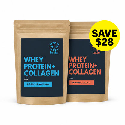 Banter Whey Protein + Collagen Twin Pack