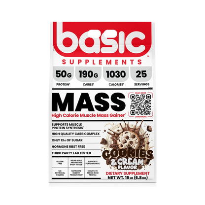 Basic Supplements Mass 6.8kg - Cookies &amp; Cream