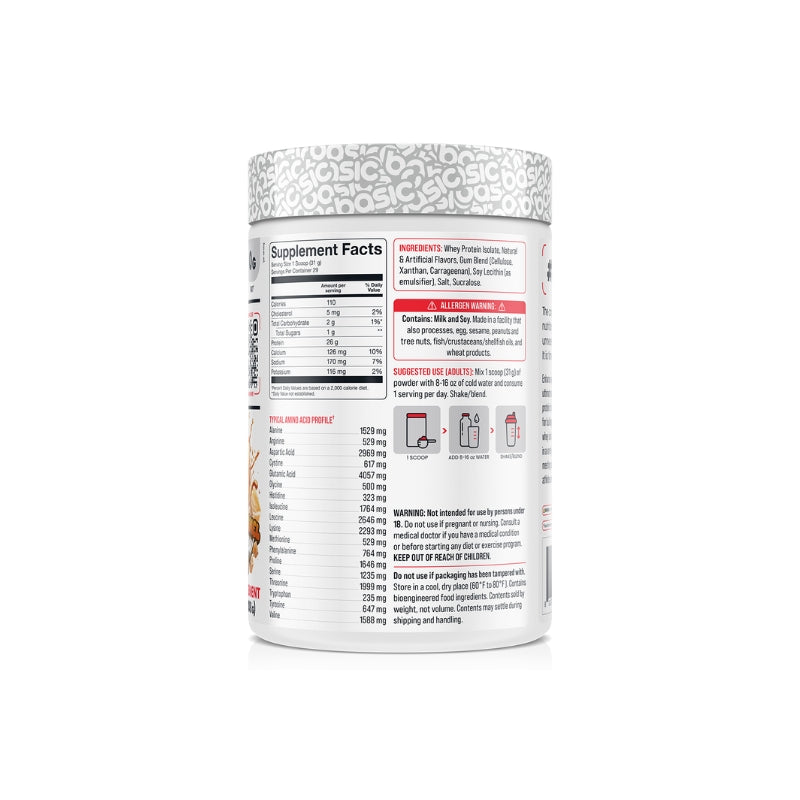 Basic Supplements Isolate 908g Rear