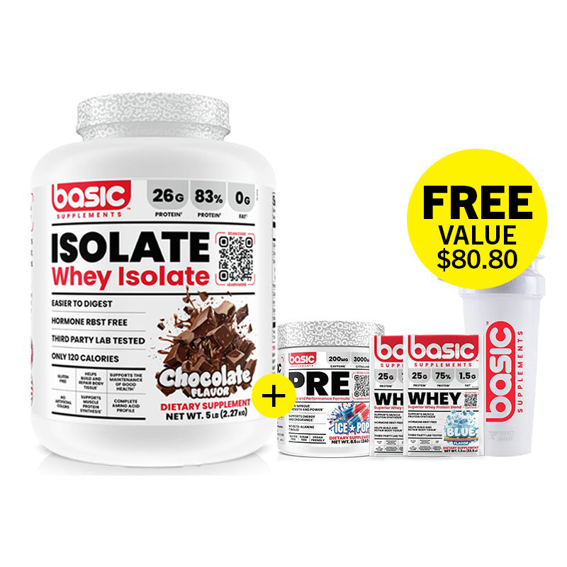 FREE Value $80.80 Basic Supplements Isolate