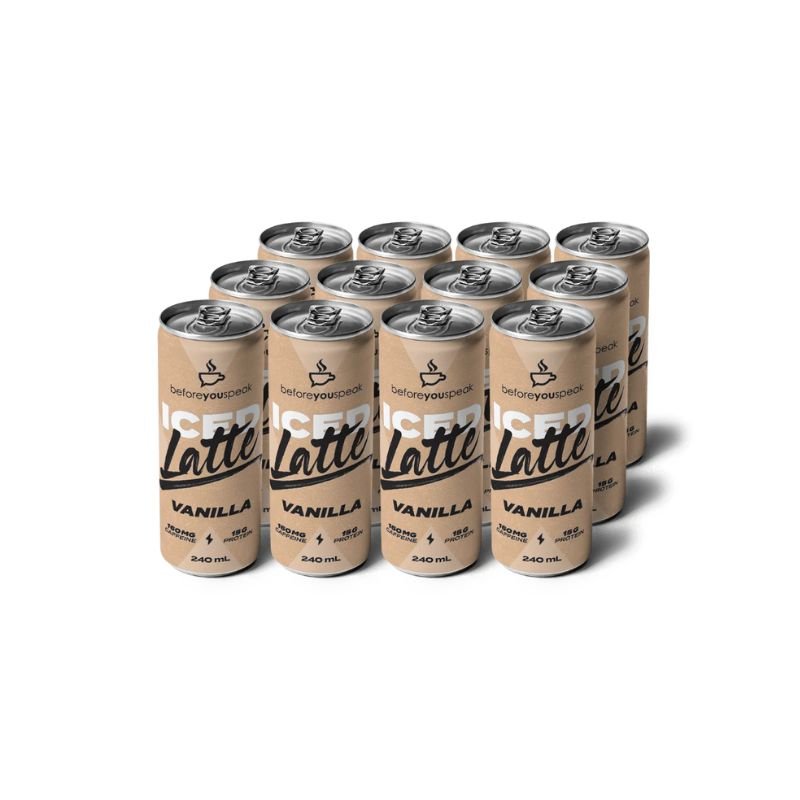 Before You Speak Iced Latte 240ml Case of 12 Vanilla