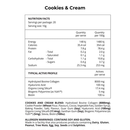 Before You Speak Collagen Complex Cookies &amp; Cream NIP