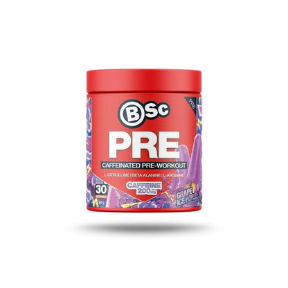 BSc Supplements PRE Caffeinated Pre-Workout 300g Clearance