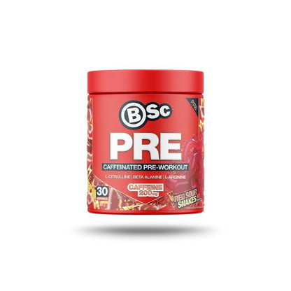 BSc Supplements PRE Caffeinated Pre-Workout 300g Clearance