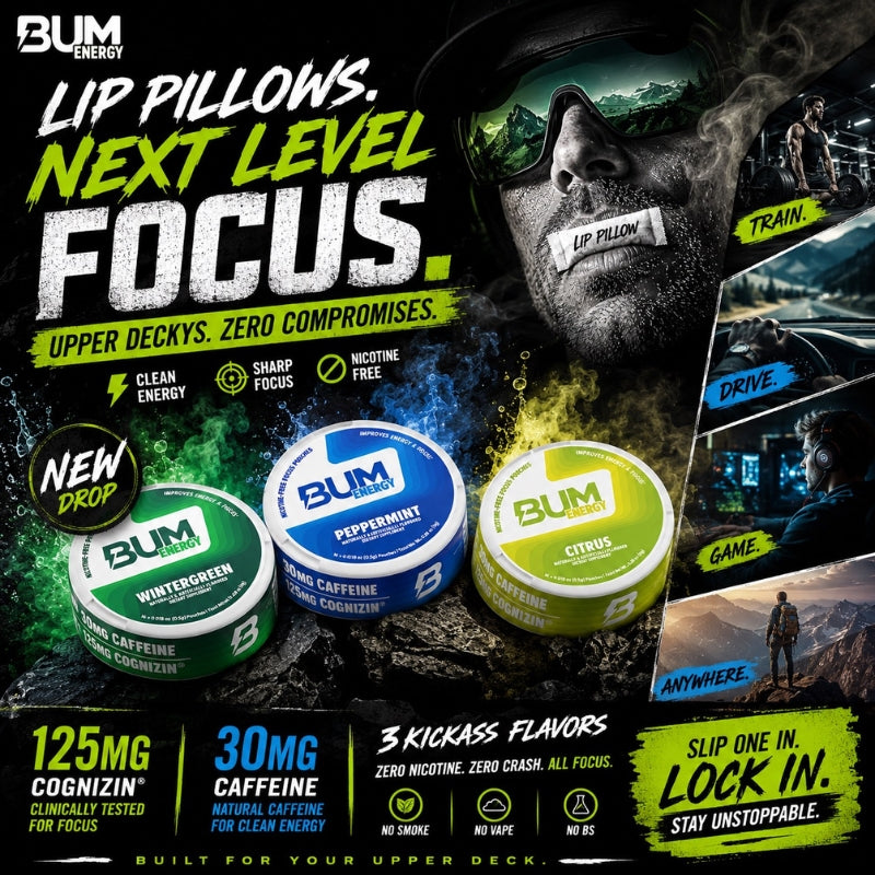 Bum Energy Nicotine-Free Focus Pouch