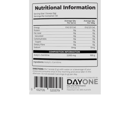 Day One Acetyl L-Carnitine NIP