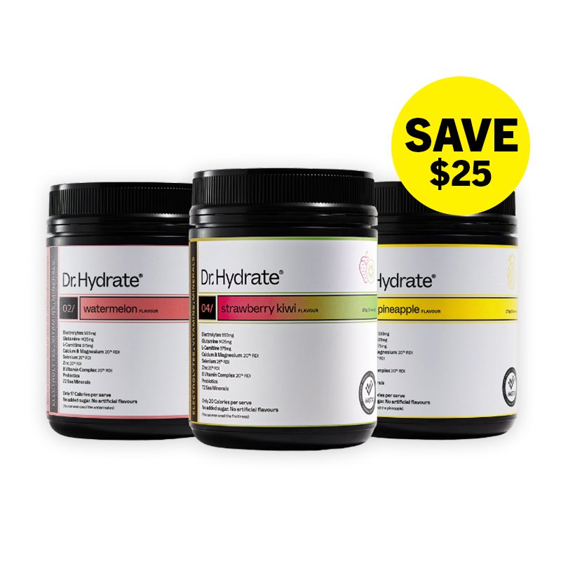 SAVE $25 Dr. Hydrate Triple Pack