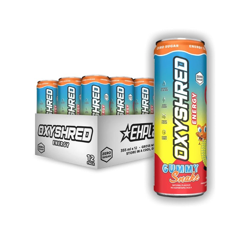 EHP Labs Oxyshred RTD Case of 12 - Gummy Snake
