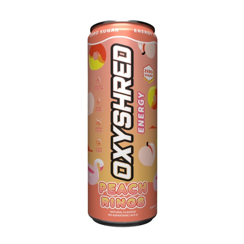 EHP Labs Oxyshred RTD Single - Peach Candy Rings