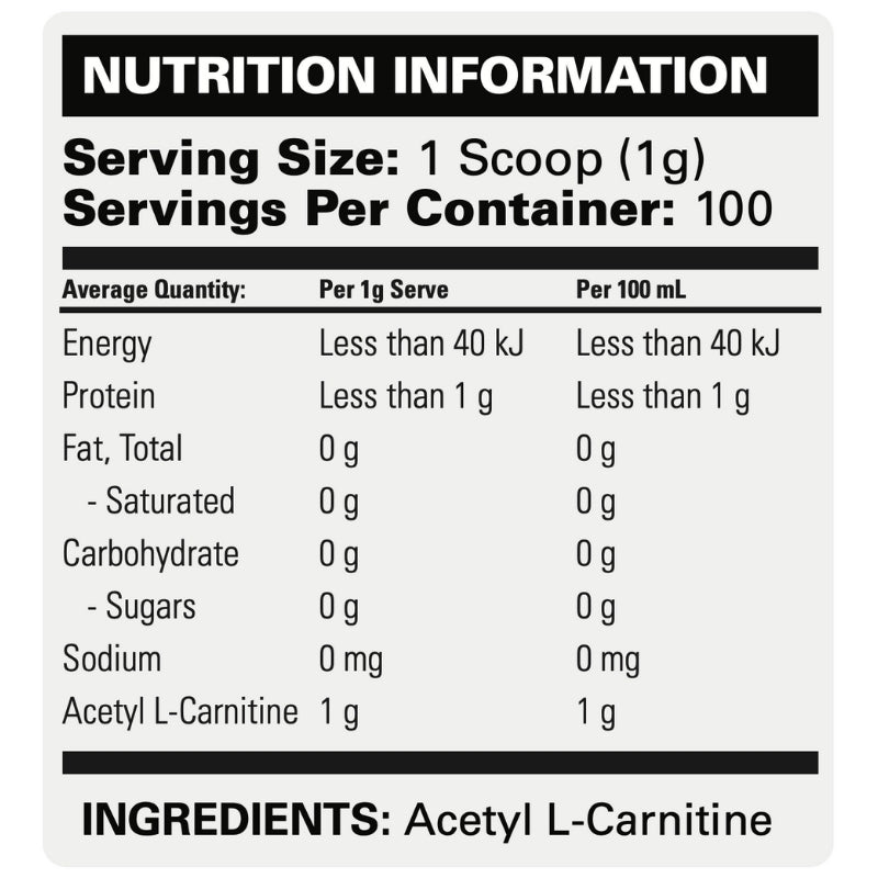 EHP Labs Acetyl L-Carnitine NIP