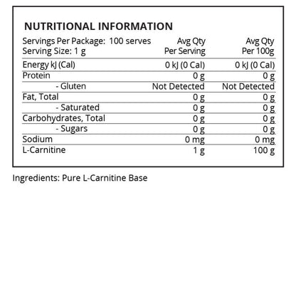 Evolve L-Carnitine NIP