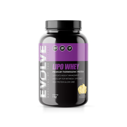 Evolve Lipo Whey 1kg - Banana 