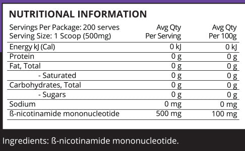 Evolve NMN Powder 100g