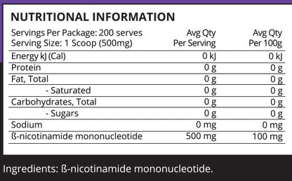 Evolve NMN Powder 100g