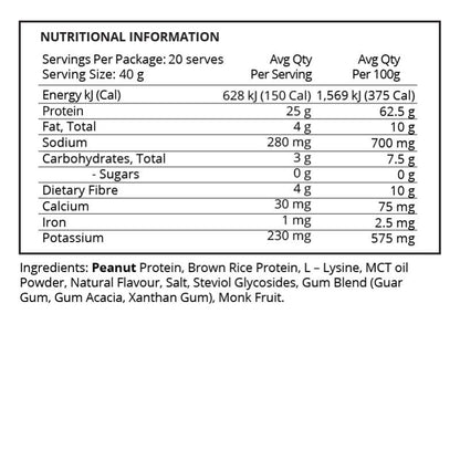 Evolve Vegan Protein NIP