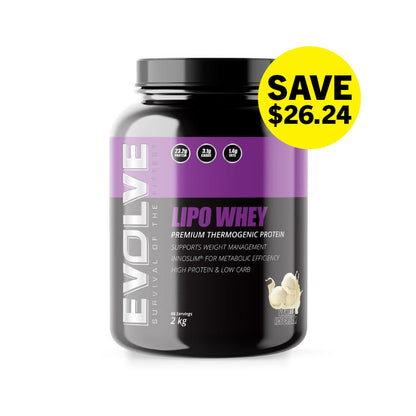 SAVE $26.24 Evolve Lipo Whey
