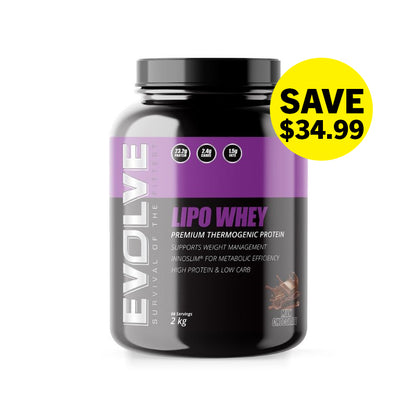 SAVE $34.99 Evolve Lipo Whey