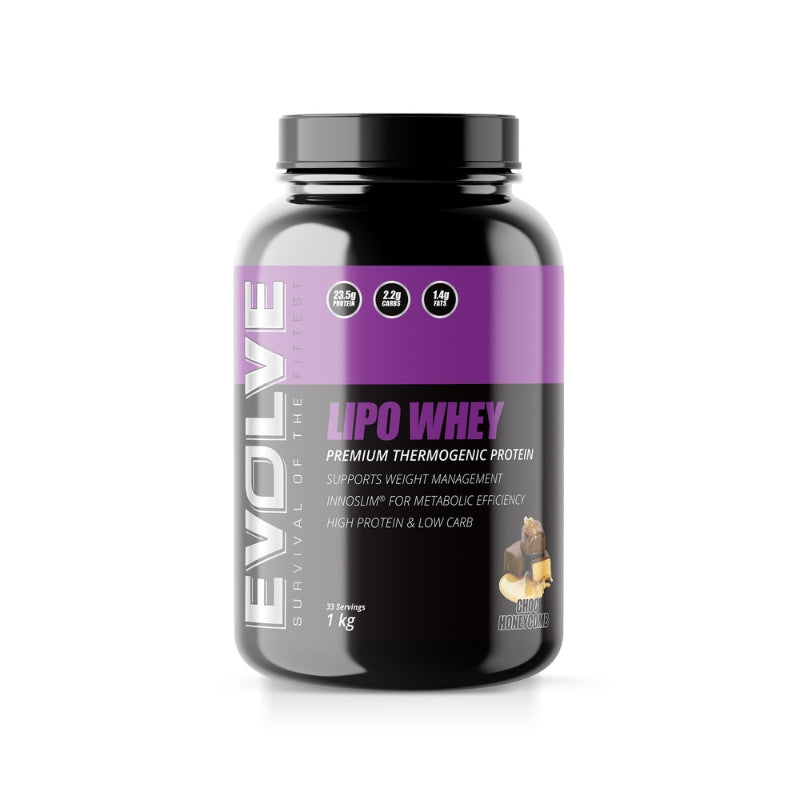 Evolve Nutrition Lipo Whey 1kg - Choc Honeycomb