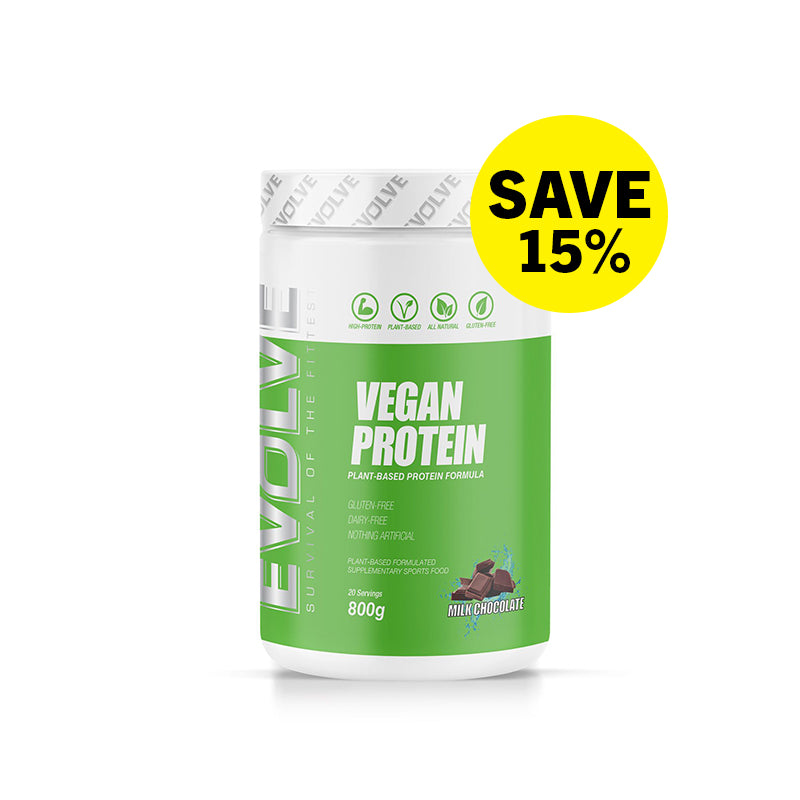 SAVE 15% Evolve Vegan Protein