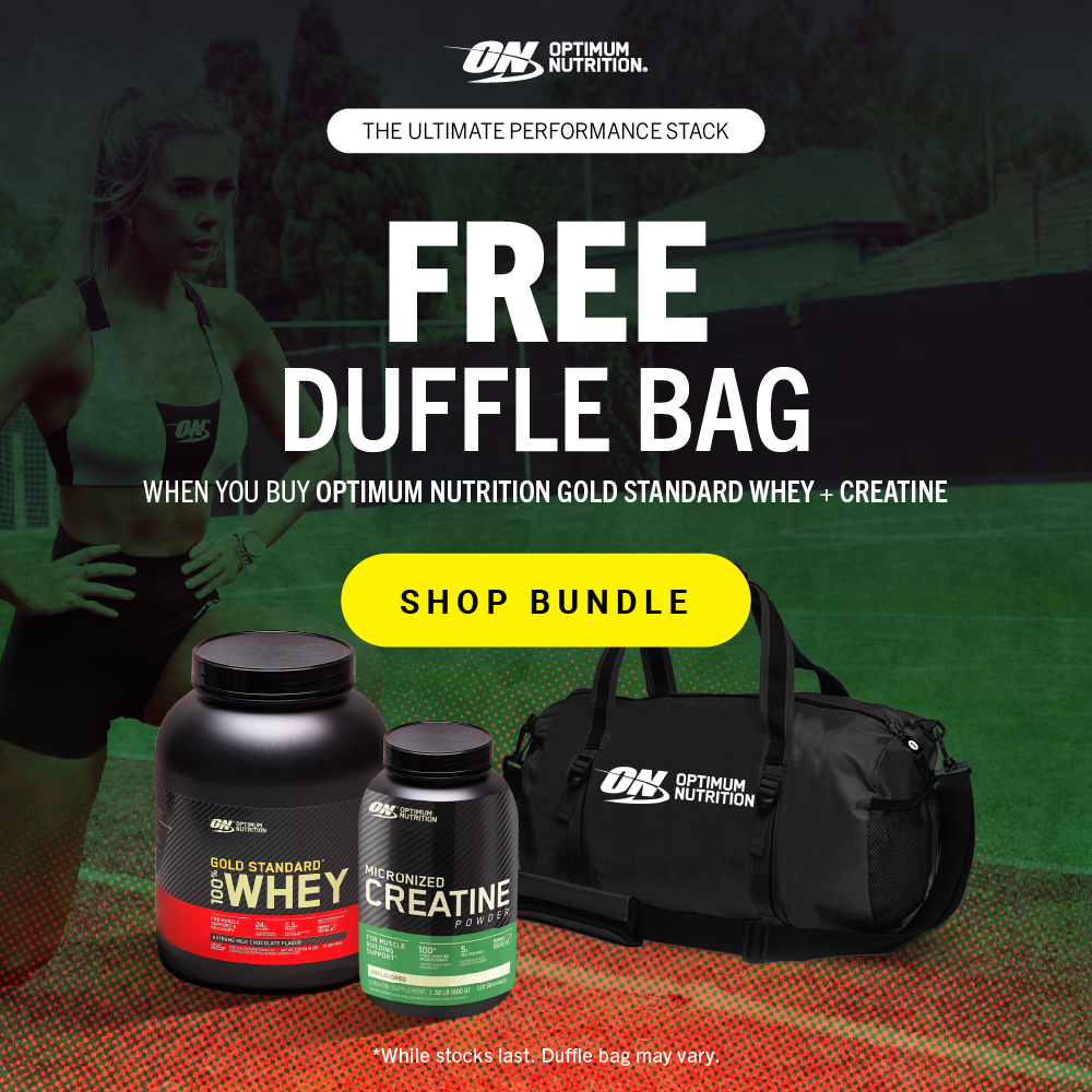 AUGUST | FREE Duffle Bag with Optimum Nutrition GSW + Creatine