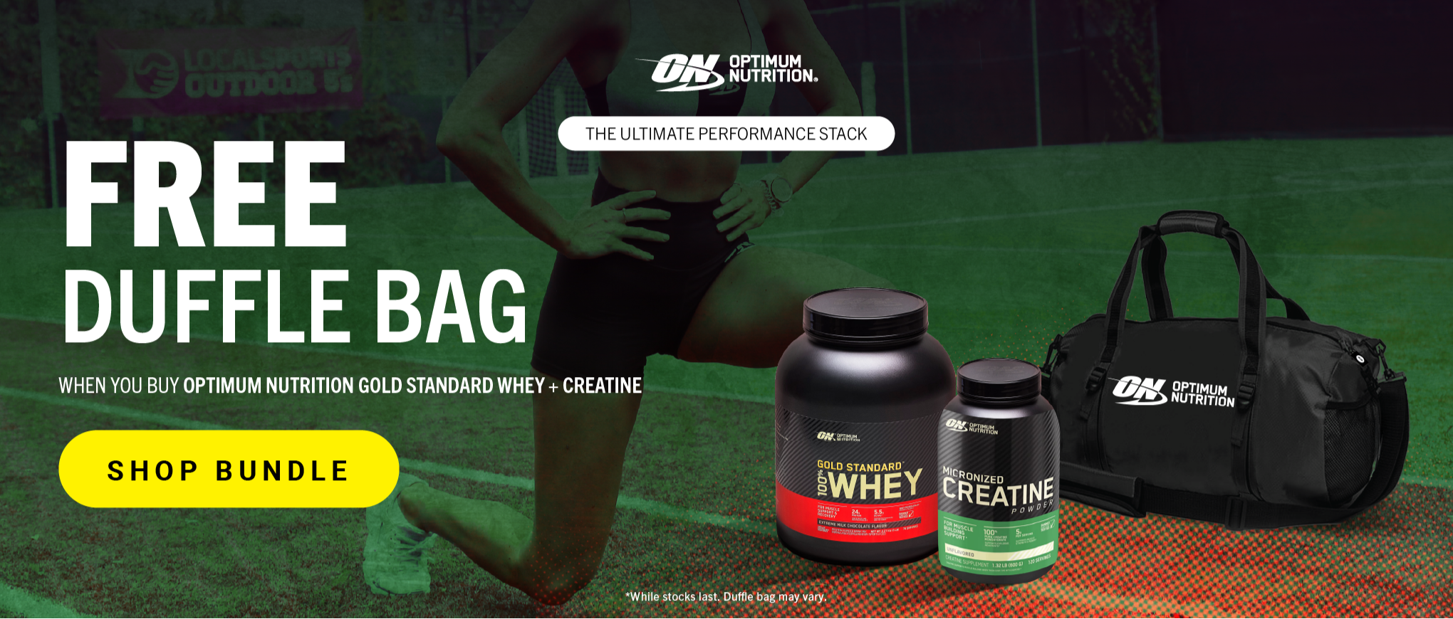 AUGUST | FREE Duffle Bag with Optimum Nutrition GSW + Creatine