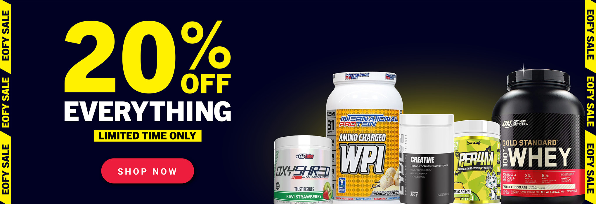 20% OFF Everything | EOFY Sale