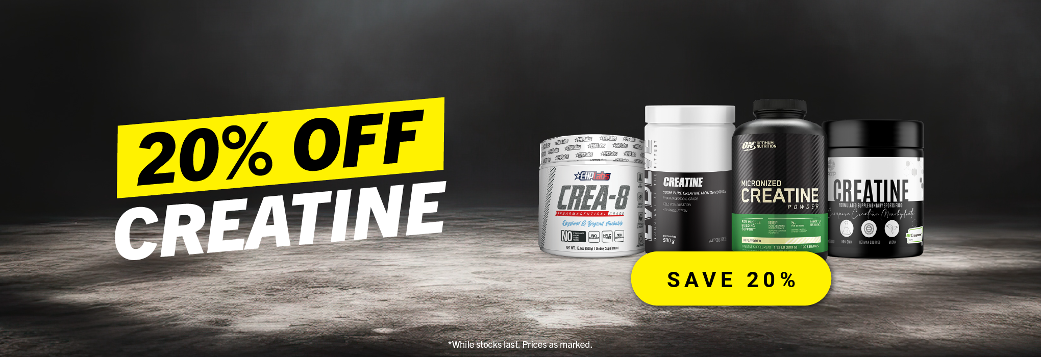 20% OFF Creatine