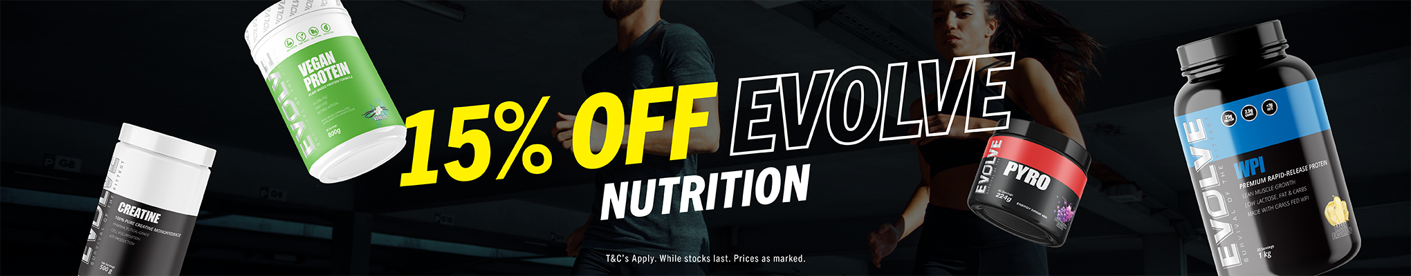 15% OFF Evolve Nutrition