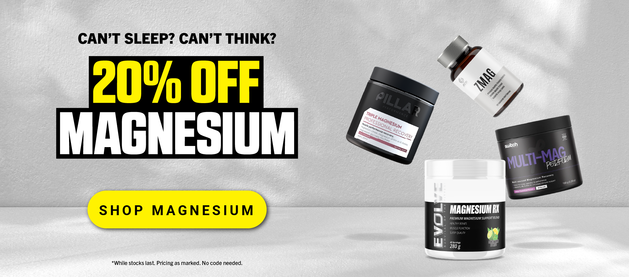 20% OFF Magnesium