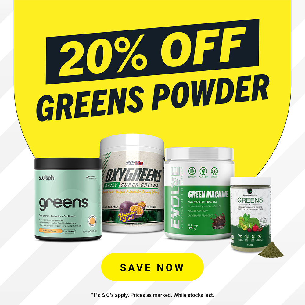 20% off Greens