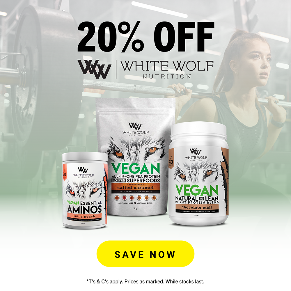 20% off White Wolf Nutrition