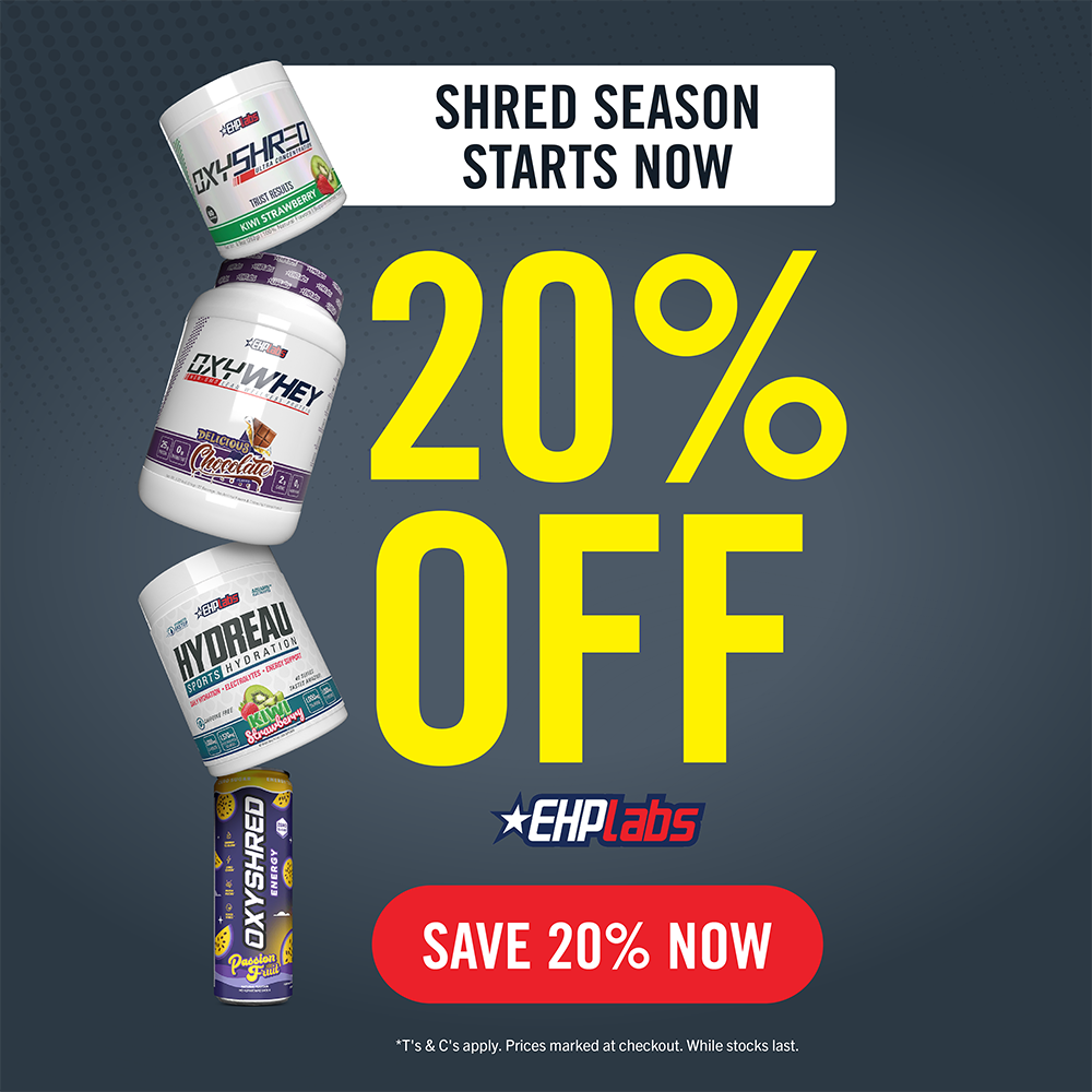 20% off EHP Labs: Shred Season Starts Now