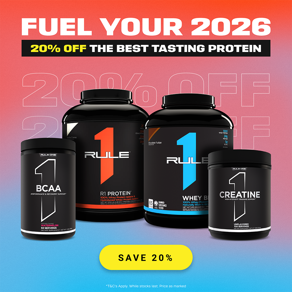 20% off Rule 1 Proteins: The Best Tasting Protein