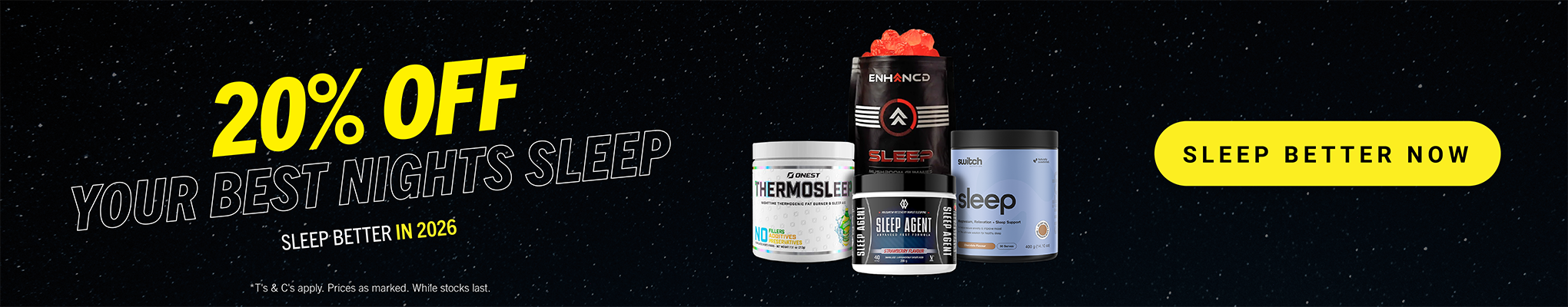 20% OFF Sleep Supplements