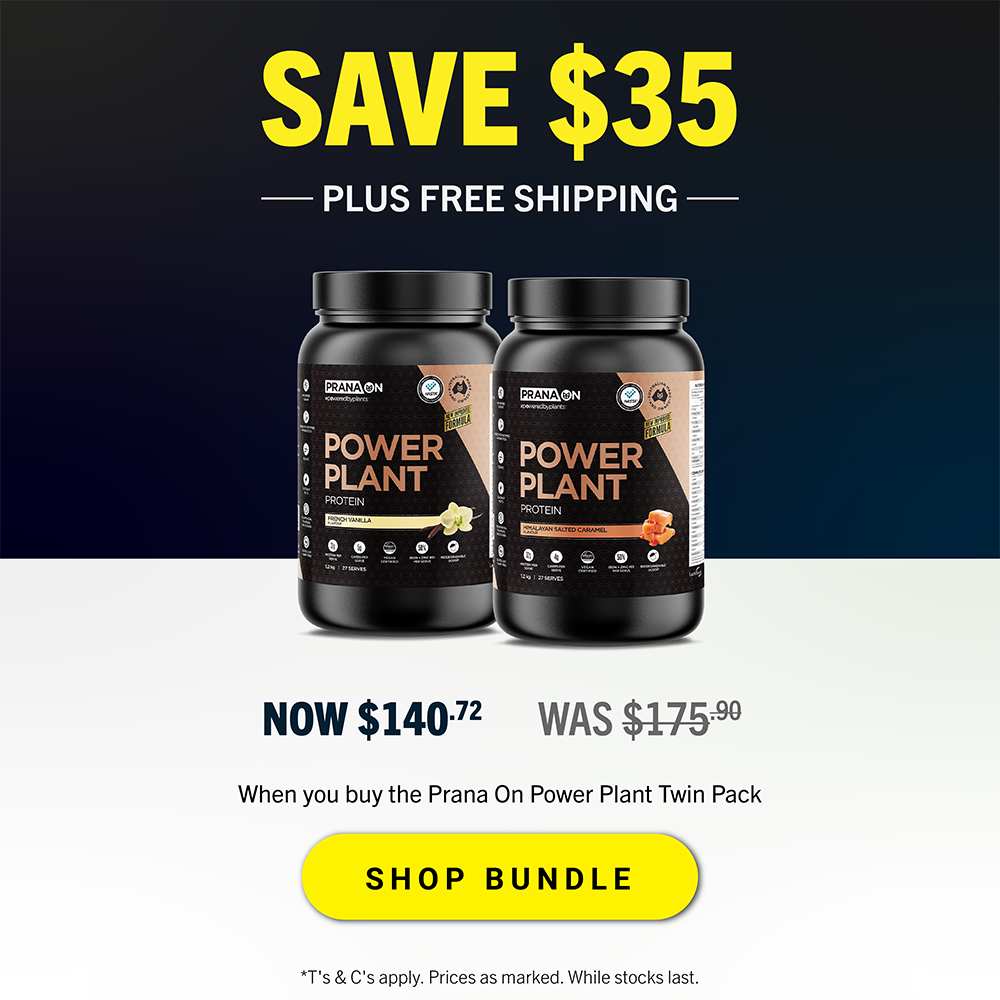 SAVE $35 + FREE SHIPPING when you buy the Prana On Power Plant Twin