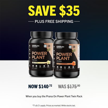 SAVE $35 + FREE SHIPPING when you buy the Prana On Power Plant Twin