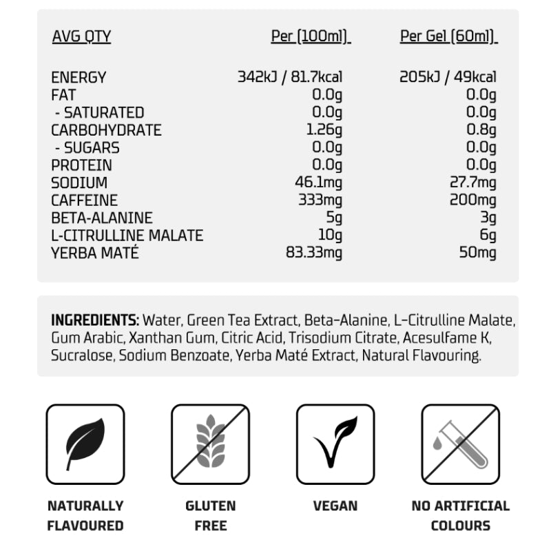 FUELR Caffeinated Gel 60ml NIP