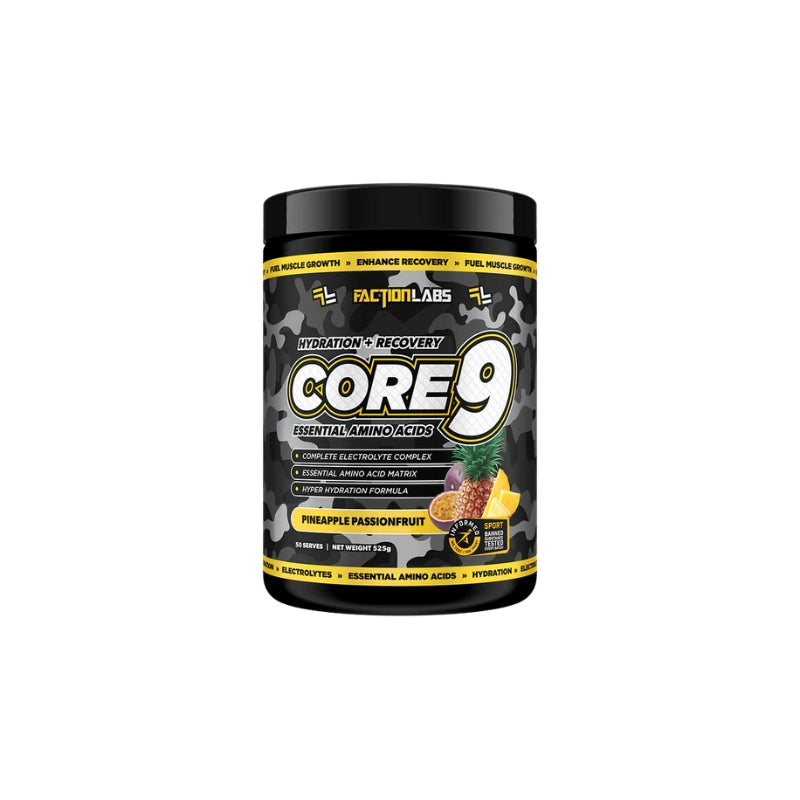 Faction Labs Core 9  EAA + BCAA - Pineapple Passionfruit