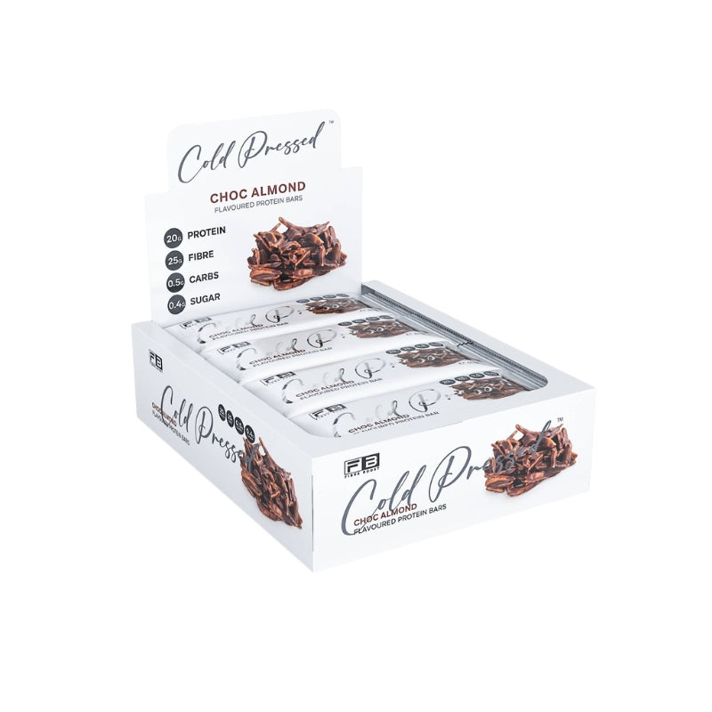 Fibre Boost Cold Pressed Bar - Box of 12 Choc Almond