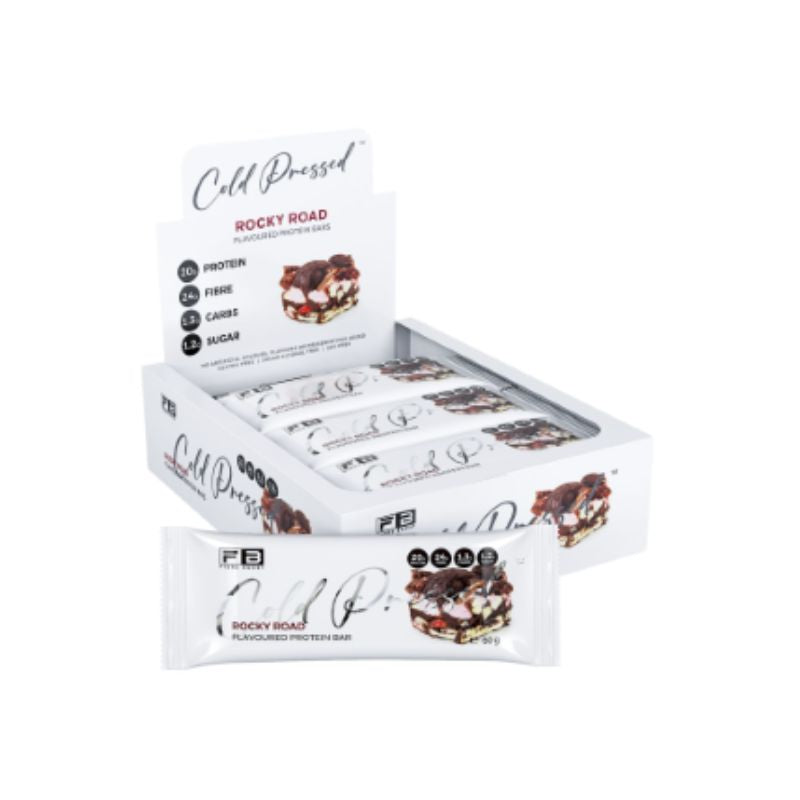 Fibre Boost Cold Pressed Bars - Box of 12 Rocky Road