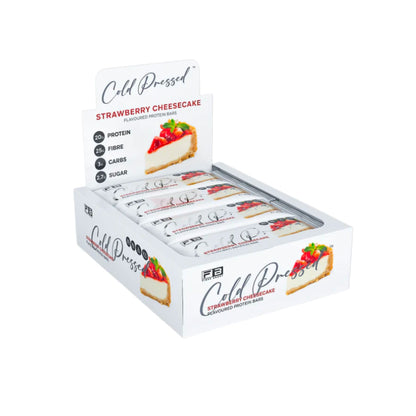 Fibre Boost Cold Pressed Bars - Box of 12 Strawberry Cheesecake