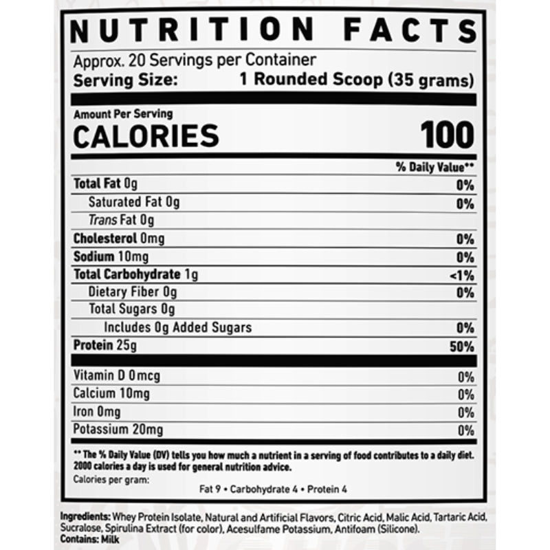 Ghost Whey Clear Protein Isolate NIP