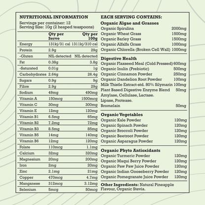 Formula Health Green Boost Superfood Blend 120g NIP