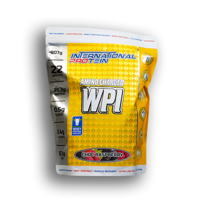 International Protein Amino Charged WPI - 907g Choc Raspberry