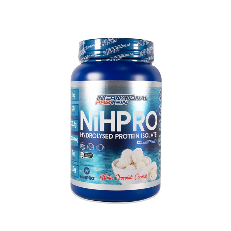 International Protein NiHPRO - Hydrolysed Protein Isolate - White Chocolate Coconut