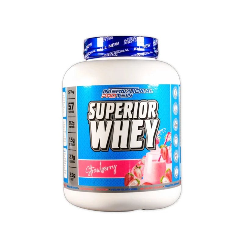 International Protein Superior Whey 2.27kg - Strawberry