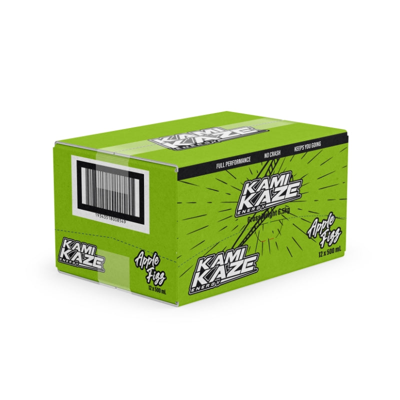 Athletic Sports Kamikaze Energy RTD 500ml Case - Apple Fizz