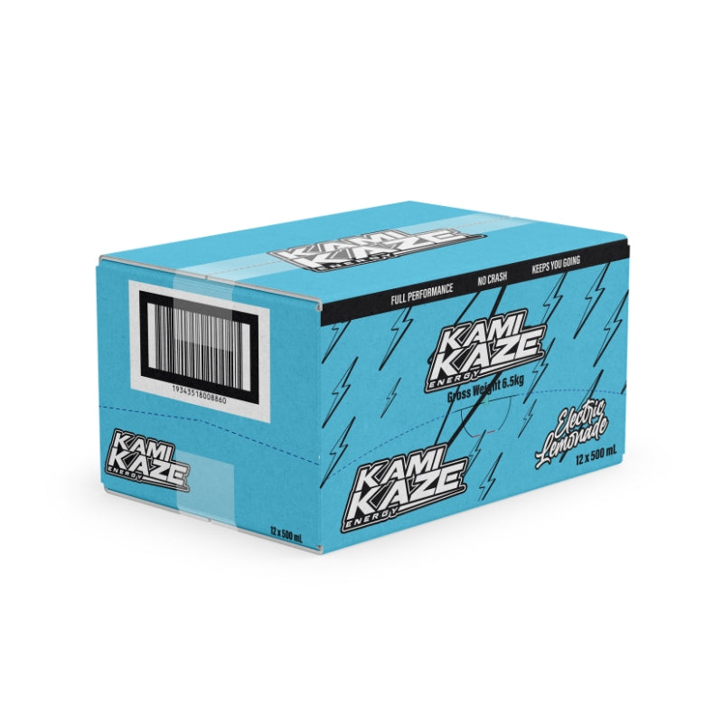 Athletic Sports Kamikaze Energy RTD 500ml Case - Electric Lemonade