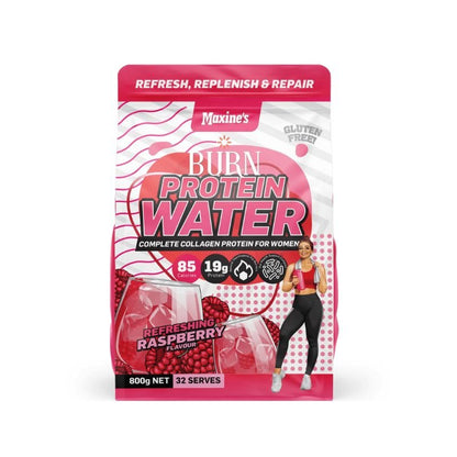 Maxines Burn Protein Water 800g - Raspberry