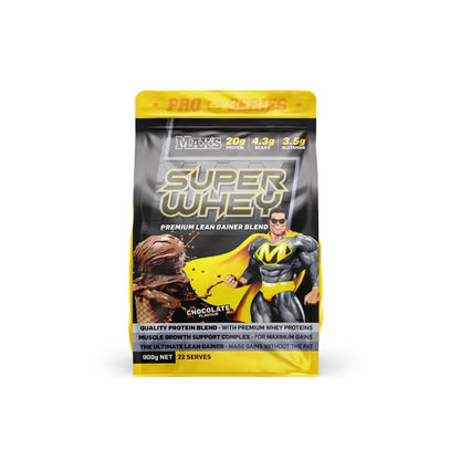 Maxs Supplements Pro Series Super Whey 900g Chocolate